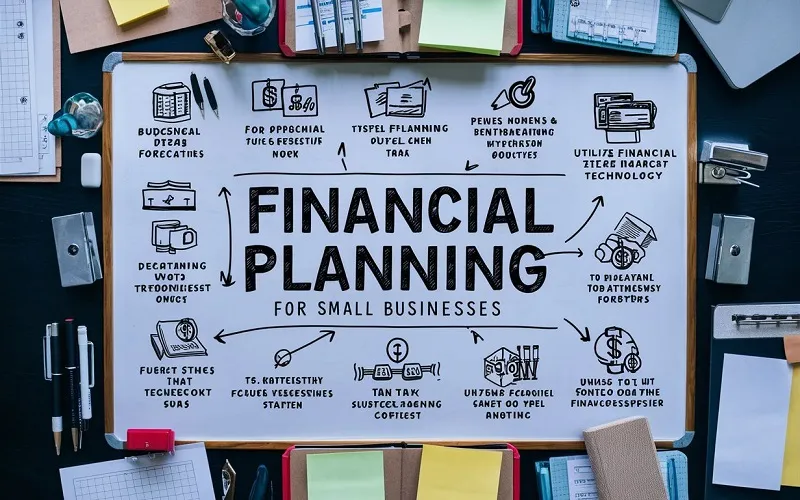 5 Financial Planning Tips to Help Your Small Business Thrive title background