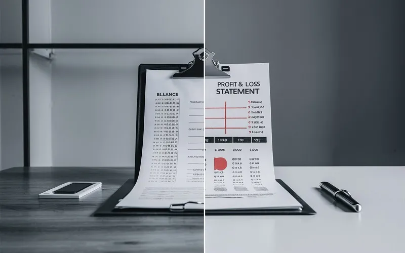 Balance Sheet vs. Profit and Loss Statement: Are You Reading Them WRONG? title background