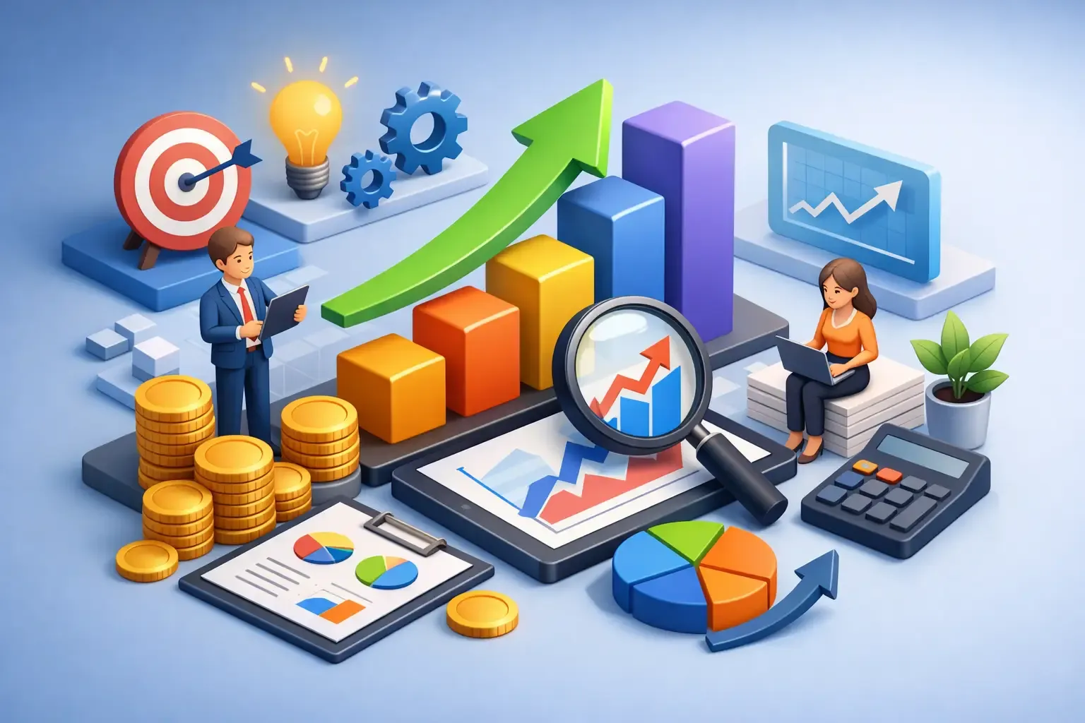 How to Improve Business Profitability in 9 Steps title background