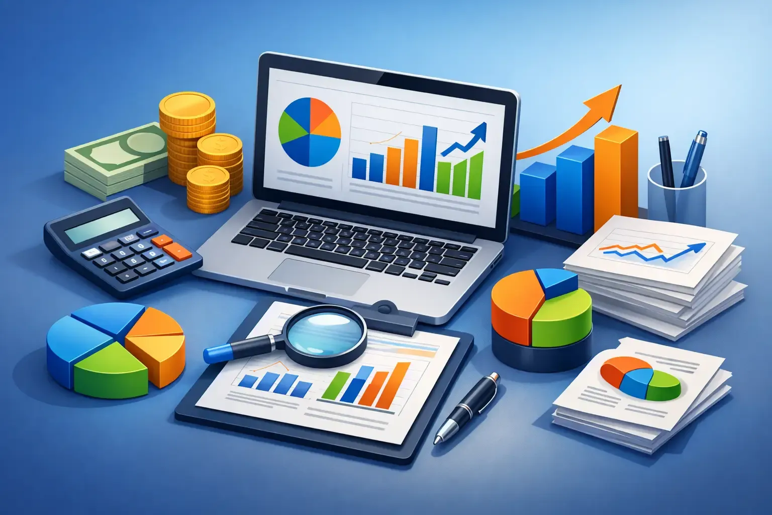 Monthly Financial Reporting Services That Help title background