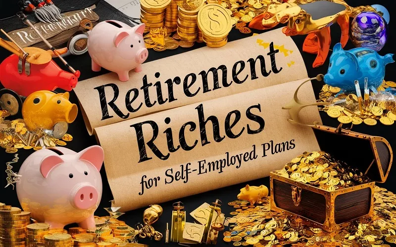 Retirement Riches: The Best Self-Employed Plans Revealed (Solo 401k, Solo Roth 401k, Roth IRA, SEP IRA) title background